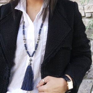 Stella & Dot Trove Tassel Necklace